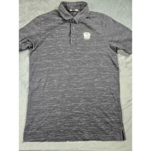 Travis Matthew Polo Shirt Mens Medium Pebble Beach Golf Club Heather Print
